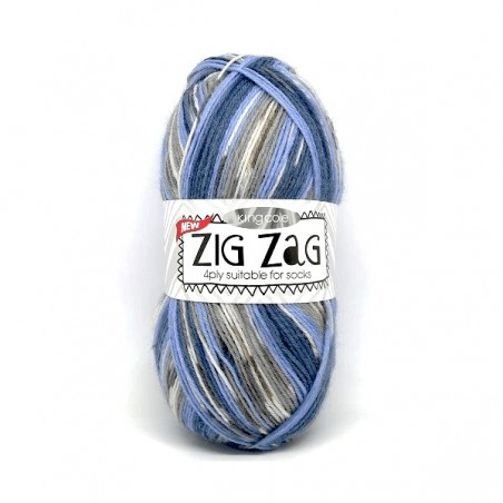 King Cole Zig Zag Sock 3232 Andriatic