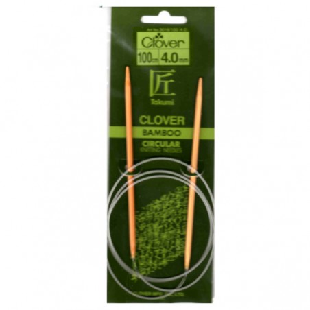 Clover Bamboo Circular Needle - 4mm x 80cm