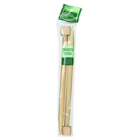 Clover Wooden Needles 35cm X 12.75mm