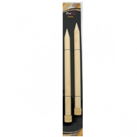 KnitPro Basix Straight Needles 30cm - Various Sizes