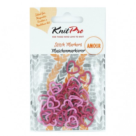 KnitPro Stitch Markers Amour