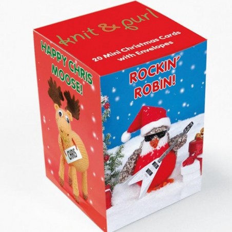 Mini Christmas Cards Box Of 20