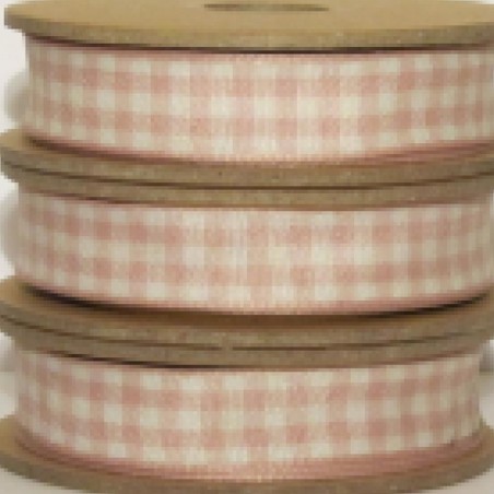 East of India Ribbon Pink Gingham