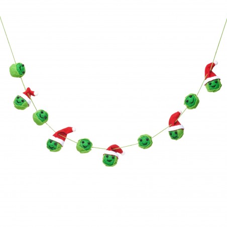 Sprouts Felt Bunting Christmas Decoration (Sass & Belle)