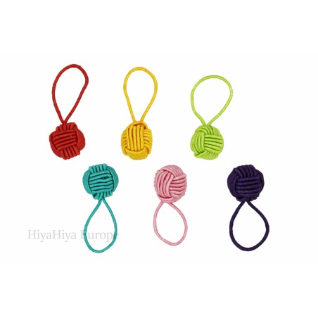 Yarn Ball Stitch Markers Pack of 6