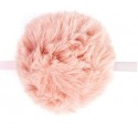 Pom Pom Faux Fur 6cm Pale Pink