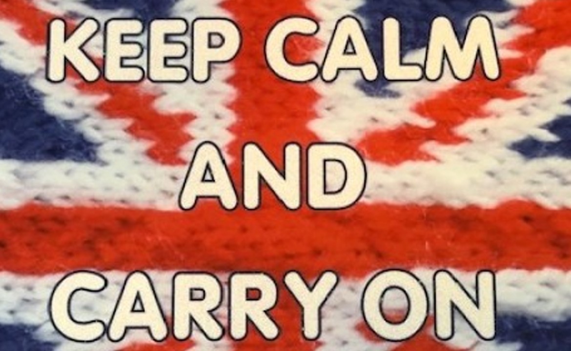 Keep Calm and Carry on Knitting